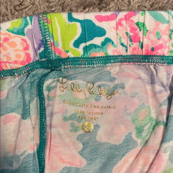 Lilly Pulitzer Multicolor Floral Pants - Picture 2 of 2